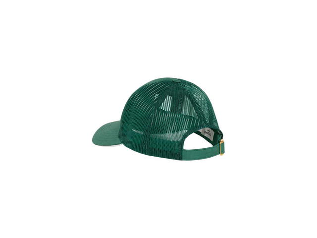 Celine Celine Baseball Cap In Cotton Dark Green White - view 3