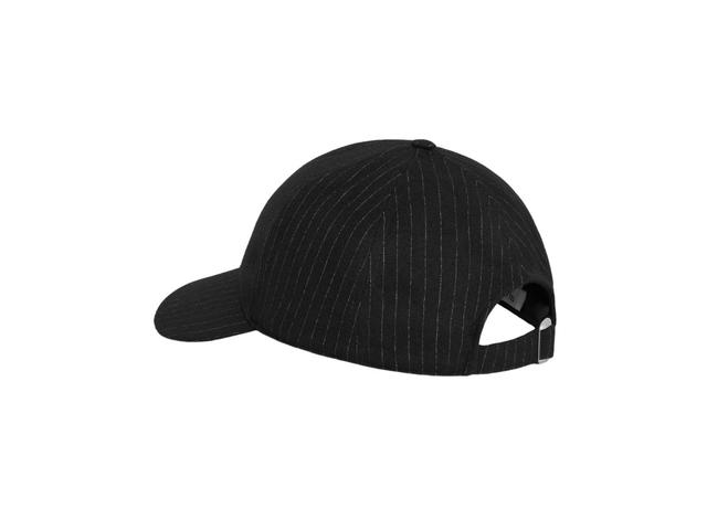 Celine Celine Baseball Cap In Striped Flannel Noir-Craie - view 3