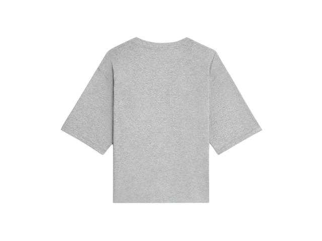Celine Celine Celine Paris T-Shirt In Cotton Jersey Grey Melange-Burgundy - view 2