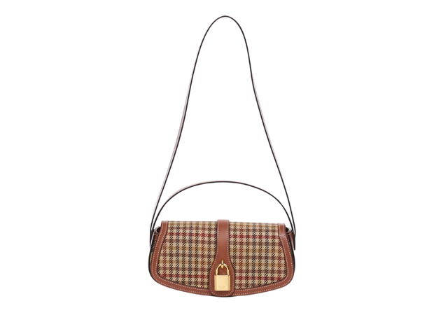 Celine Celine Clutch On Strap Tabou In Tweed And Calfskin With Gold Finishing Multicolor - view 2