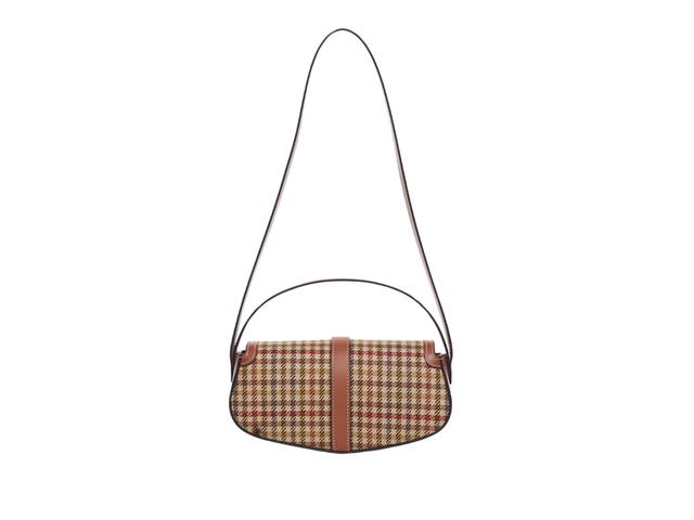 Celine Celine Clutch On Strap Tabou In Tweed And Calfskin With Gold Finishing Multicolor - view 5