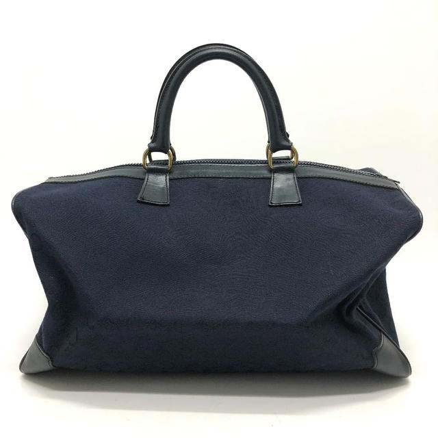 Celine CELINE CMacadam Carriage vintage Hand Bag Duffle Bag Canvas/Leather Navy - view 2