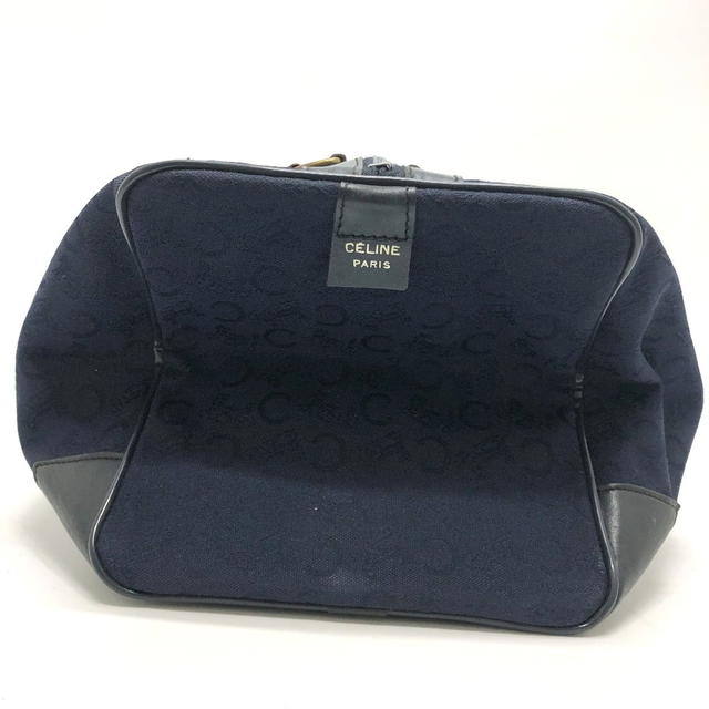 Celine CELINE CMacadam Carriage vintage Hand Bag Duffle Bag Canvas/Leather Navy - view 4