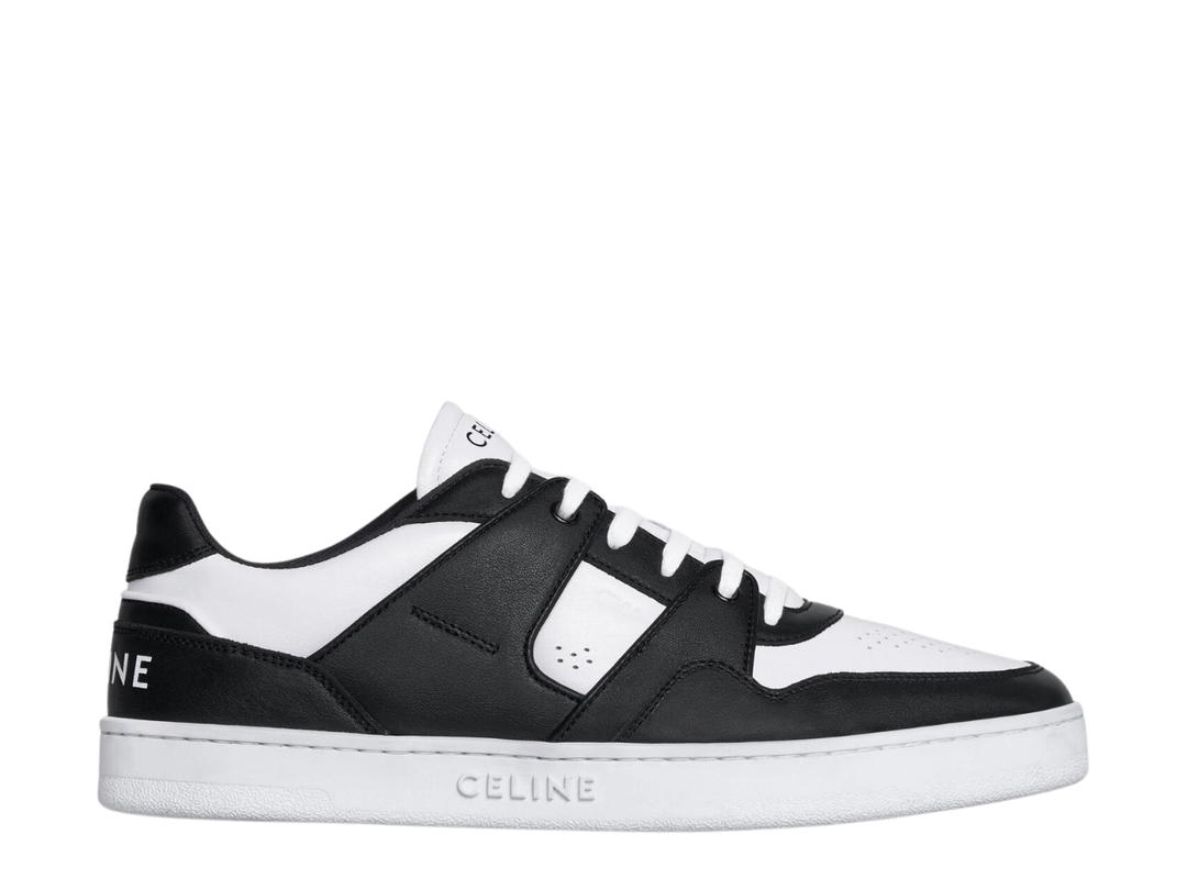 Celine Celine CT-04 Celine Trainer Low Lace-Up Sneaker In Calfskin White Black