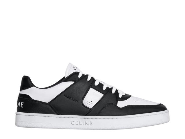 Celine Celine CT-04 Celine Trainer Low Lace-Up Sneaker In Calfskin White Black - view 1