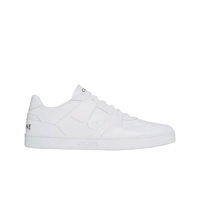 Celine Celine CT-04 Low Lace Up Calfskin Sneakers Optic White - view 2