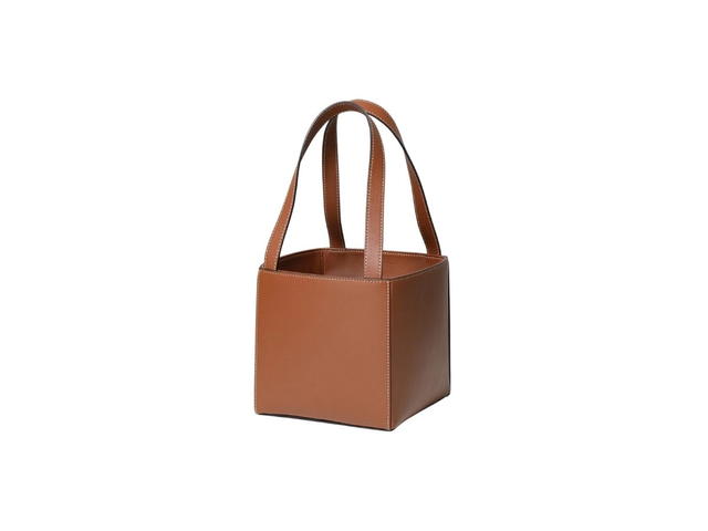 Celine Celine Cube Bag Cuir Triomphe In Smooth Calfskin Tan - view 2
