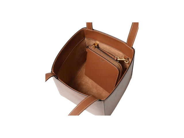 Celine Celine Cube Bag Cuir Triomphe In Smooth Calfskin Tan - view 3