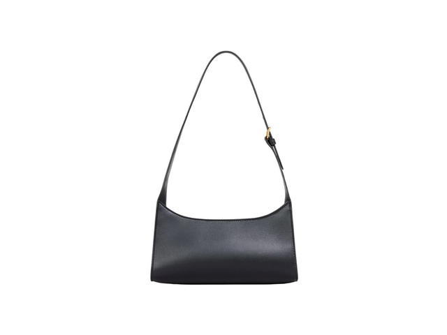 Celine Celine Cuir Triomphe Shoulder Bag With Thin Strap In Smooth Calfskin Black - view 3