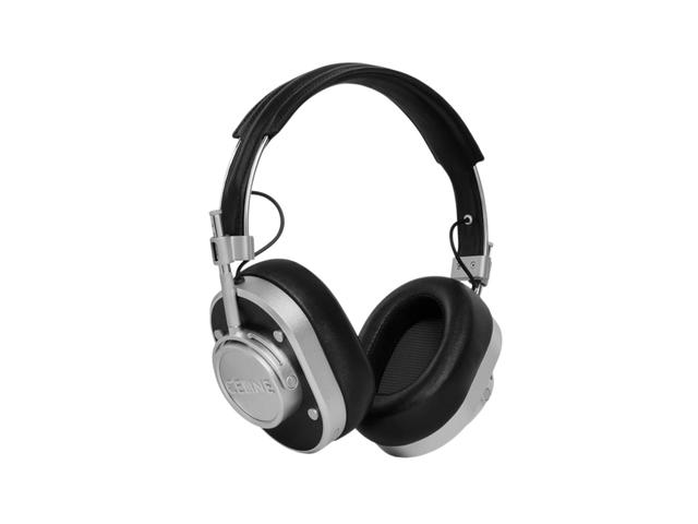 Celine Celine Headphones In Smooth-Lambskin With Celine Engraved-Aluminium Body Black - view 2