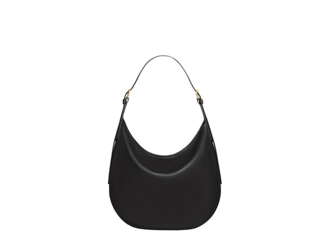 Celine Celine Heloise Bag In Supple Calfskin With Gold Finishing Black - view 2