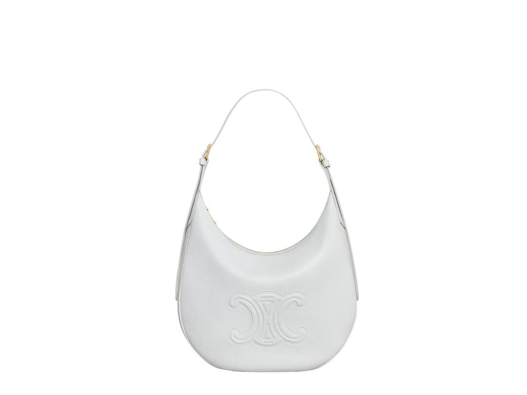 Celine Celine Heloise Bag In Supple Calfskin With Gold Finishing Moon