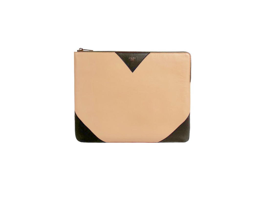 Celine Celine iPad Clutch Blush Black