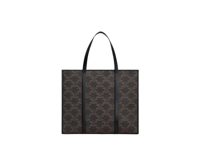Celine Celine Large Cabas In Triomphe Canvas XL Black - view 3