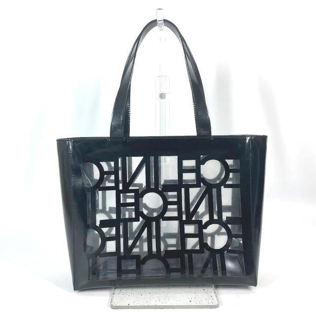 Celine CELINE logo Shoulder Bag Tote Bag Vinyl Black - view 2