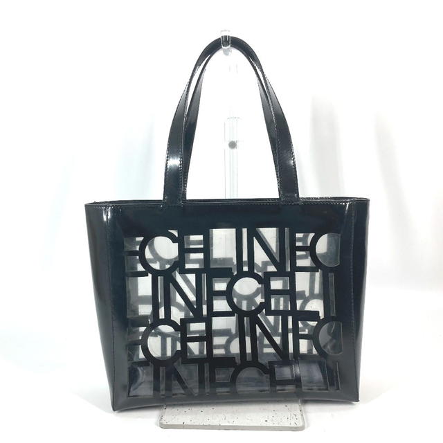Celine CELINE logo Shoulder Bag Tote Bag Vinyl Black - view 3
