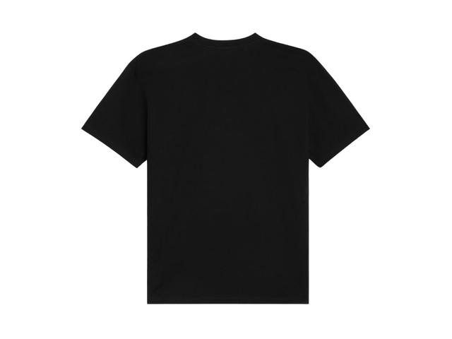 Celine Celine Loose Embroidered T-Shirt In Cotton Jersey Black-Off White-Crystal - view 2