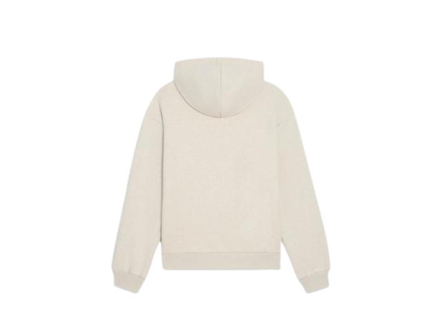 Celine Celine Loose Hoodie In Cotton Fleece Cream/Black - view 2