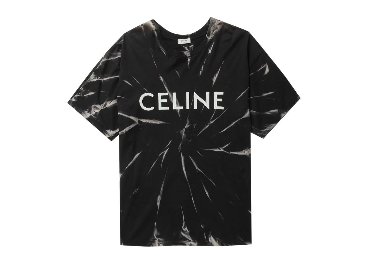 Celine Celine Loose T-Shirt In Cotton Jersey Black