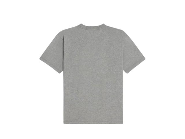 Celine Celine Loose T-Shirt In Cotton Jersey Grey Melange/Red/Off White - view 2