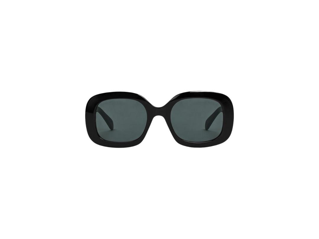 Celine Celine Lulu Triomphe Sunglasses In Acetate Black