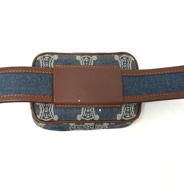 Celine CELINE Macadam Denim Pouches, Belts, Bags Waist Pouch Denim blue - view 3