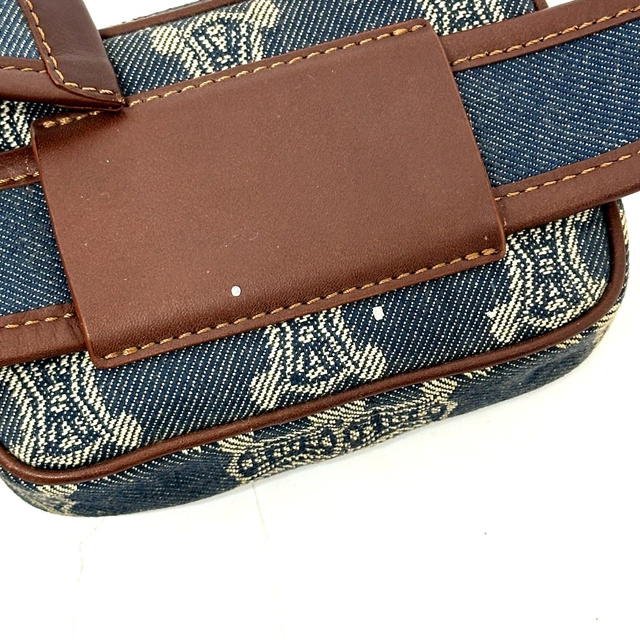 Celine CELINE Macadam Denim Pouches, Belts, Bags Waist Pouch Denim blue - view 4