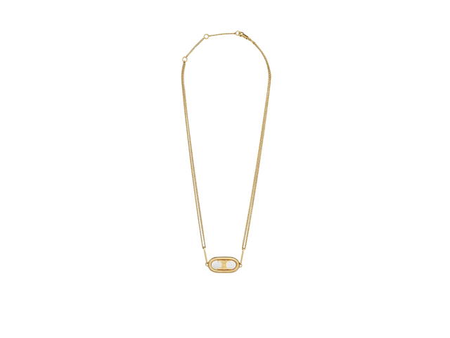 Celine Celine Triomphe Necklace In Gold Brass Gold - view 1