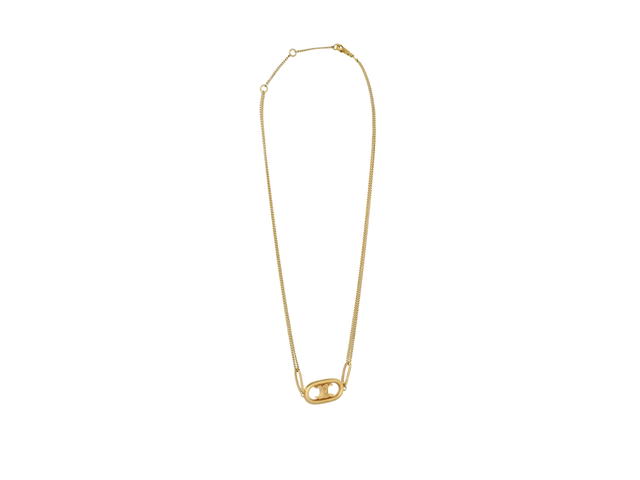 Celine Celine Triomphe Necklace In Gold Brass Gold - view 3