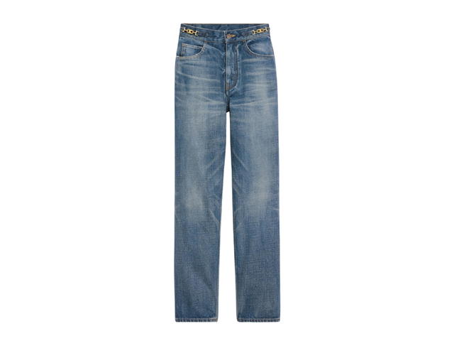 Celine Celine Margaret Jeans In Union Wash Denim - view 1