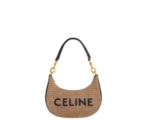 Buy Celine Medium Ava Strap Bag In Textile With Celine All-Over And Calfskin Natural Black at Sasom – Authentic and Ready to Ship