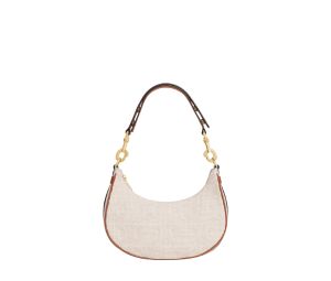 Buy Celine Medium Ava Strap Bag In Textile With Triomphe Crochet Embroidery Natural Tan at Sasom – Authentic and Ready to Ship