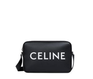 Buy Celine Medium Messenger Bag in Smooth Calfskin with Celine Print Black at Sasom – Authentic and Ready to Ship