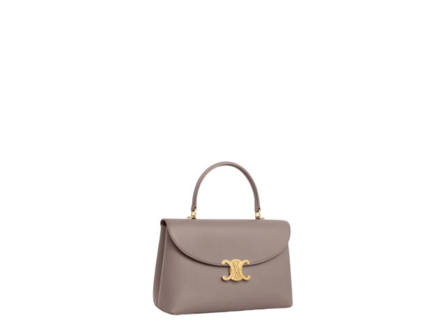 Celine Celine Medium Nino Bag In Supple Calfskin Leather With Gold Finishing Hardware Pebble - view 2