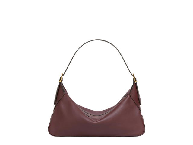 Celine Celine Medium Romy In Supple Calfskin With Gold Finishing Hickory - view 1