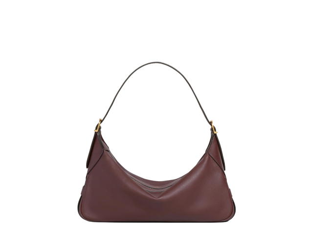 Celine Celine Medium Romy In Supple Calfskin With Gold Finishing Hickory - view 2