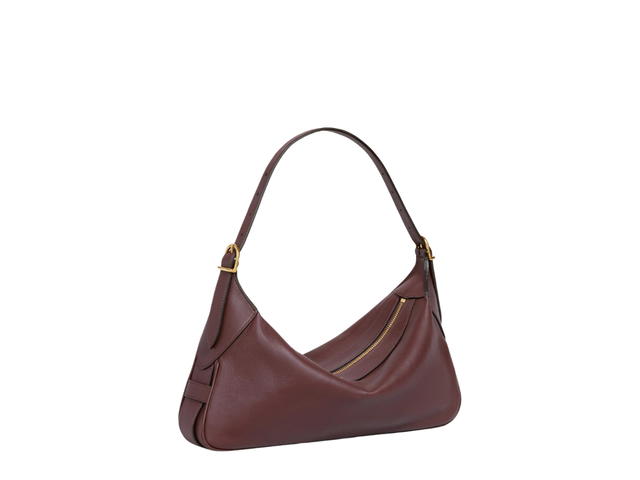 Celine Celine Medium Romy In Supple Calfskin With Gold Finishing Hickory - view 3