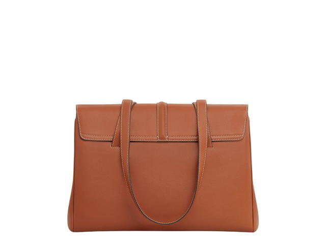 Celine Celine Medium Soft 16 Bag In Smooth Calfskin With Gold Finishing Tan - view 2