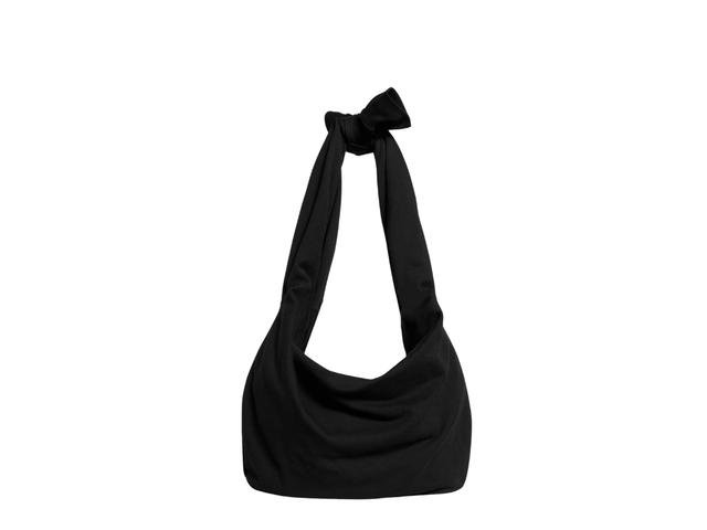 Celine Celine Medium Sweat Celine Bag In Molleton With Celine Print With Silver Finishing Black - view 2