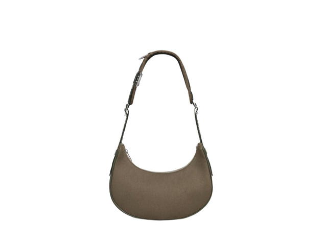 Celine Celine Medium Trekking Ava In Cotton Gabardine Khaki - view 2