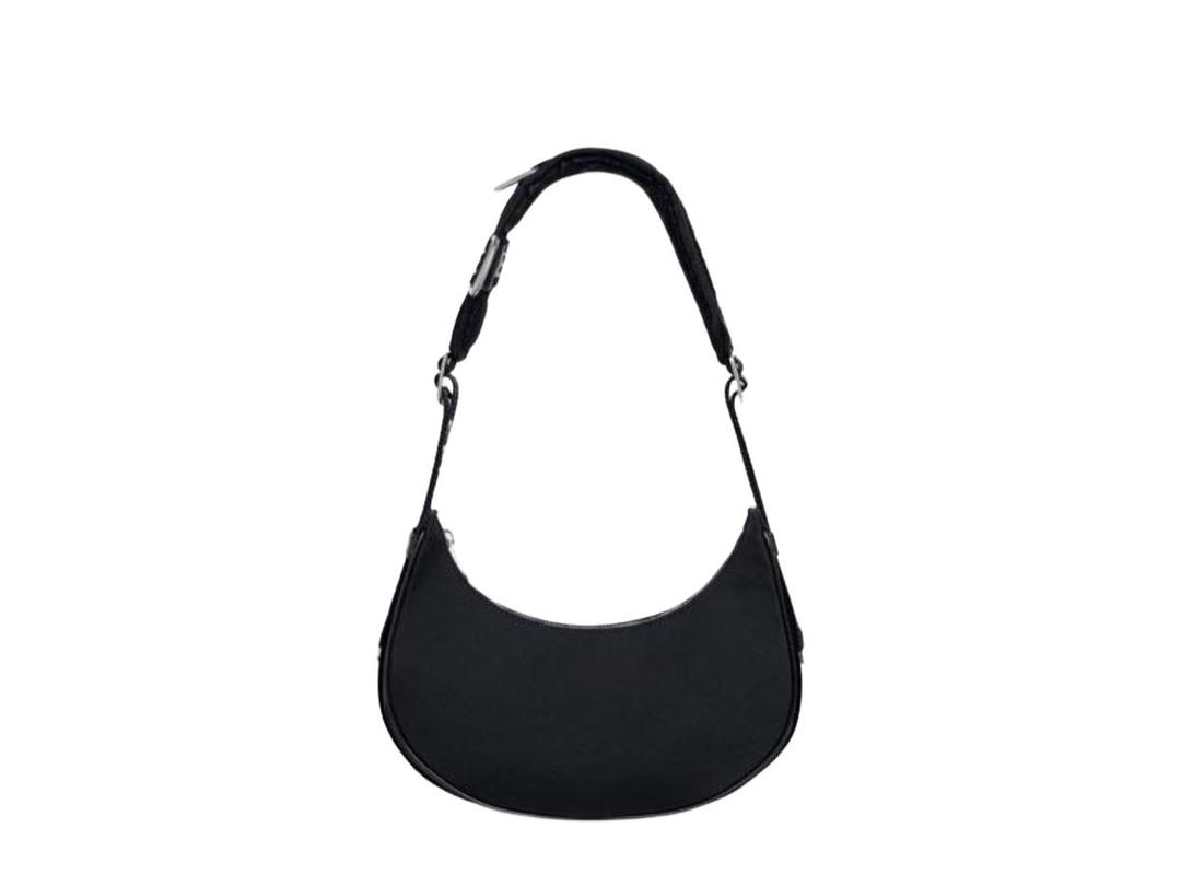 Celine Celine Medium Trekking Ava In Nylon With Silver Finishing Black