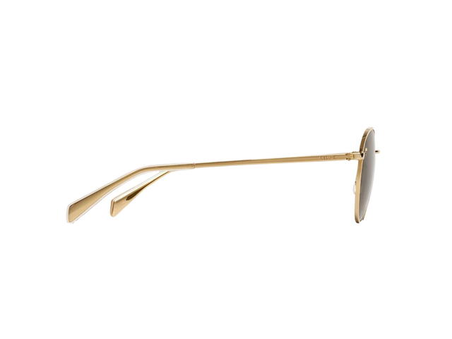 Celine Celine Metal Frame 06 Sunglasses In Metal With Mineral Glass Lenses Gold Green - view 2