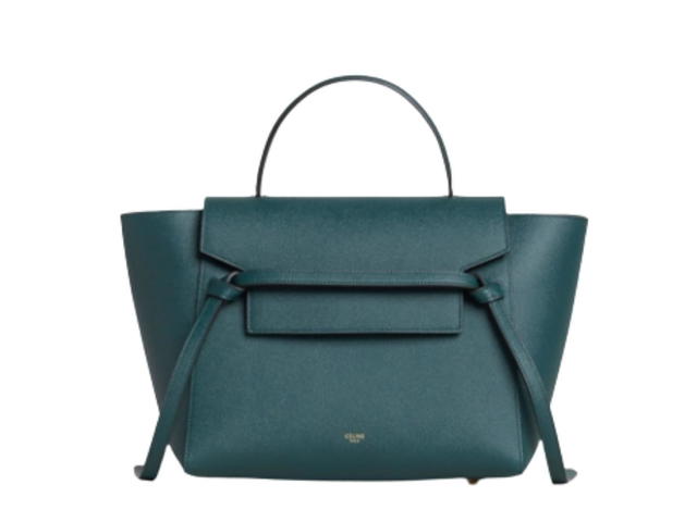 Celine Celine Micro Belt Bag In Grained Calfskin Amazone - view 1