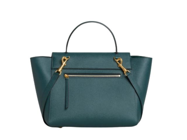 Celine Celine Micro Belt Bag In Grained Calfskin Amazone - view 3