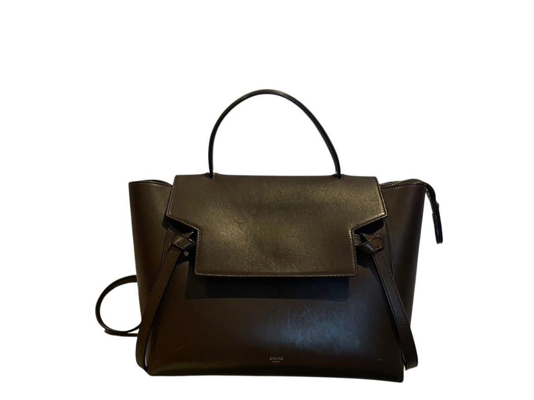 Celine Celine Mini Belt Bag In Smooth Calfskin Brown