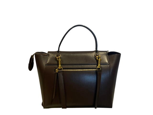 Celine Celine Mini Belt Bag In Smooth Calfskin Brown - view 2