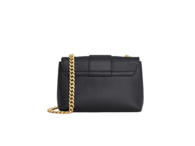 Celine Celine Mini Celine Victoire In Supple Calfskin With Gold Finishing Hardware Black - view 3