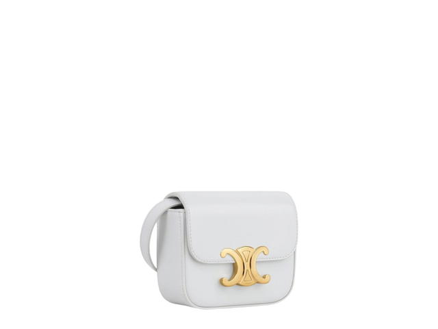 Celine Celine Mini Claude In Shiny Calfskin With Gold Finish Hardware Moon - view 2