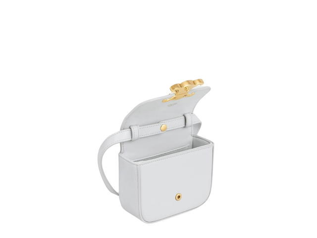 Celine Celine Mini Claude In Shiny Calfskin With Gold Finish Hardware Moon - view 4