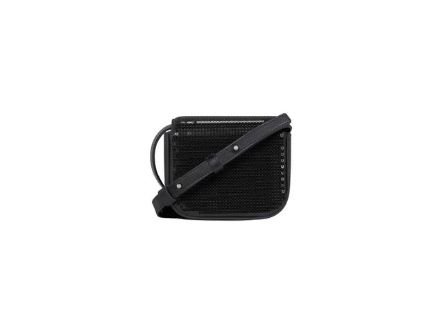 Celine Celine Mini Triomphe In Sequins And Calfskin Black - view 2